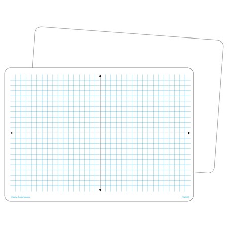 Teacher Created Resources Double-Sided Coordinate Plane Dry Erase Boards, 10PK 77075