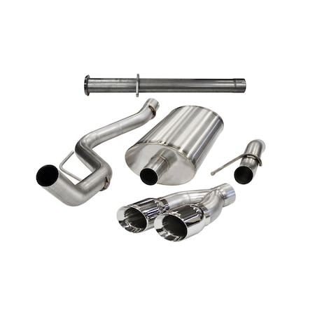 Corsa Exhaust 3.0 ft. Cat Back Single Side C1M-14760