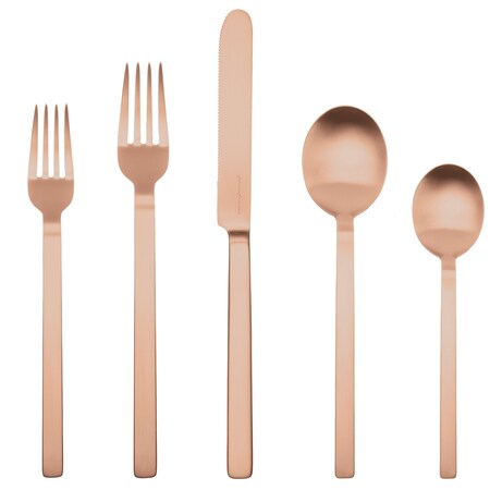 Mepra Stile Ice Bronze By Pininfarina Flatware  Set - 5 Pcs. 107522005IB