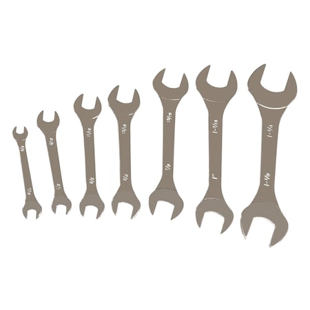 Performance Tool 7 pc. Super Thin SAE Wrench Set, Low Profile, SAE Sizes, Vacuum Tray W30683