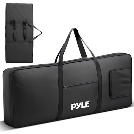 Pyle Keyboard Case, 61 Key Carrying Case Bag for Piano Keyboards, Protects and Covers Portable Digital PKWPBR3