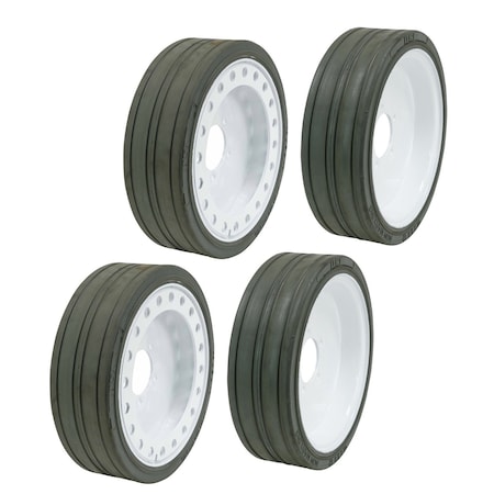 Mytee Products SkyJack Scissor Lift Tires 161890, 161891 16 x 5 x 12 - Plain, Brake 4 Set SL-SKY-16-5-12-KIT