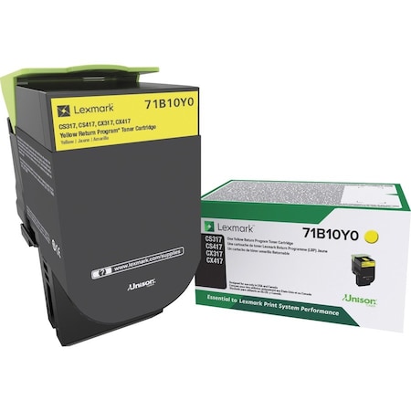 Lexmark Yellow Toner Cartridge 2.3K YLD 71B10Y0