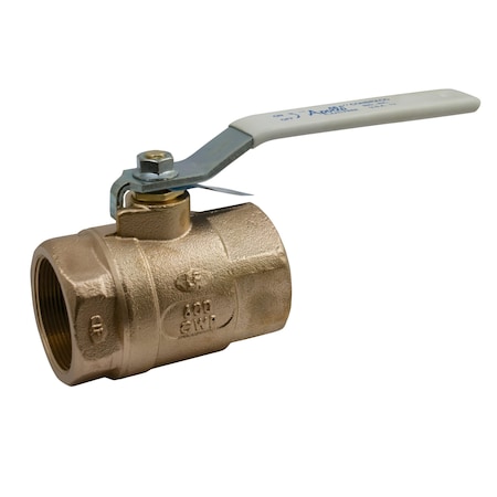 Apollo Valves 1-1/2" FNPT Bronze Ball Valve Inline 70LF-107-01