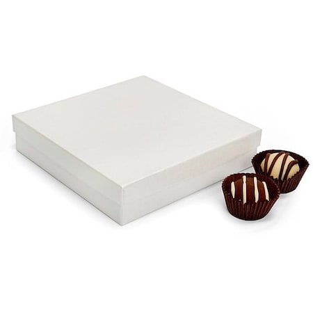 Nashville Wraps White Pearl Truffle Box, 5-5/8x5-5/8x1-5/16, 24PK TBR5PL