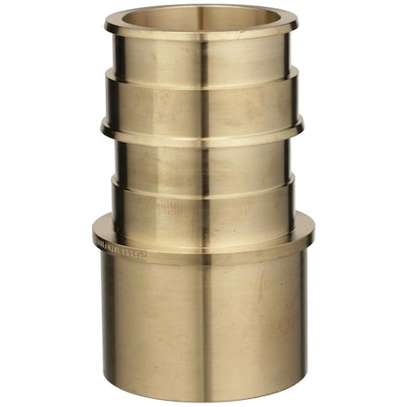 Zurn Straight, Brass, Barbed 1 35/64", FTG 2" QE975GX