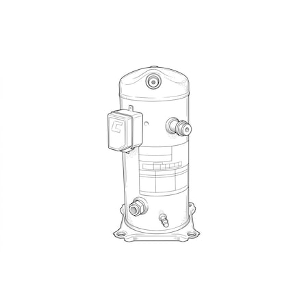 Copeland 200/230v3ph 38000Btu Scrl Comp ZB38KCE-TF5-965