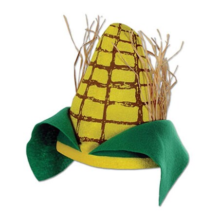 Goldengifts Plush Corn Cob Hat, 12PK GO496428