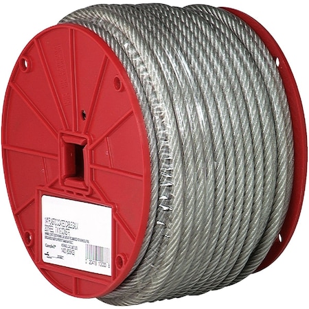 Campbell 3/16''x250 ' Vinyl-Coated Galvanized Clothesline Cable 7000697