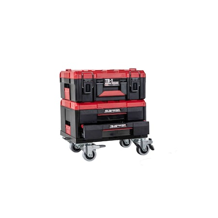 Shuter Toolbox Stacakble - 2 Tier TB1 + TB2 and Mobile Base 1011081