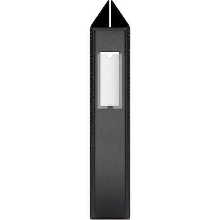 Business Source Ring Binder, Black, Clear Sleeve BSN33117