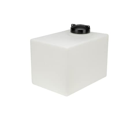 Norwesco Utility Tank, 17 in, White, Rectangular 44853-DS