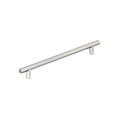Amerock Caliber 8-13/16 inch 224mm Center-to-Center Polished Nickel Cabinet Pull BP36959PN