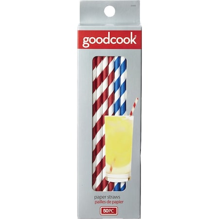 Good Cook Goodcook 9'' Paper Straw, 50-Count 25003