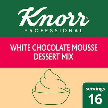Knorr Professional White Chocolate Mousse Dessert Mix, 7.3 Ounce 4800192023