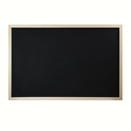 Crestline Products 36 x 48 Wood Framed Black Chalkboard 34200
