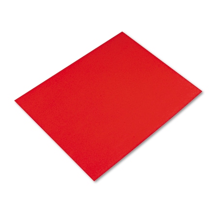 Pacon PosterBoard, Colord 4Ply, 28"x22", Red, PK25 54751