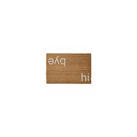 Sports Licensing Solutions Hi/Bye Embossed Coir Door Mat, 24 x 36 In. 41938