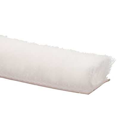 Prime-Line Self-Adhesive Pile Weatherstrip for Windows and Doors, 18 ft., White, Owens Corning (Single Pack) T 8751