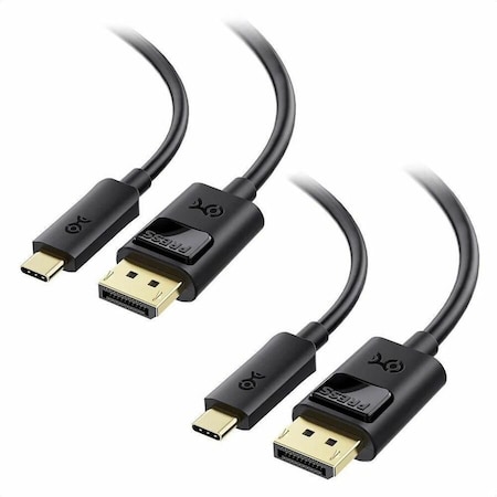 Cable Matters 2PK USB-C TO DISPLAYPORT CABL 201036-BLK-1.8MX2
