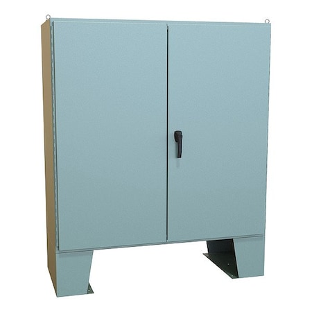 Hammond Handle Electrical Enclosure, 60 in H, 25 in D, 60 in W, 12, Steel 1422D24F