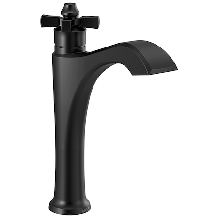 Delta Dorval Single Handle Mid-Height Vessel Bathroom Faucet 657-BL-DST