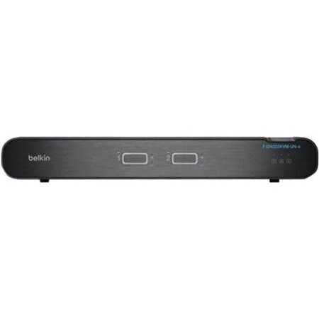 Belkin 2-Port Dual Head DP/HDMI to DP/HDMI Video Secure Desktop KVM Switch PP4.0 F1DN202KVM-UN-4