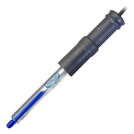 Hach Electrode, 1/2 in Dia, 85 mm H, Glass LZW5051T.97.002
