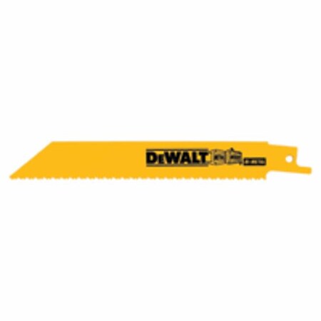Black+Decker STRAIGHT BACK RECIPROCATING SAW BLADE, 6 IN L X 3/4 IN W, 14, BI-METAL BODY DW4808