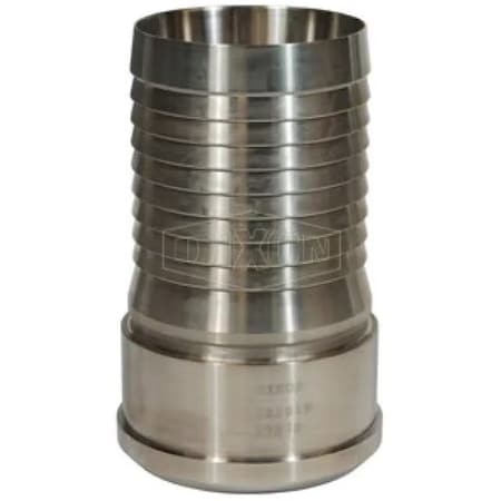 Dixon Internal Expansion Sanitary Stem, 3 in Nominal, Female Beveled Seat End Style, 304 SS, Domestic IXFS48