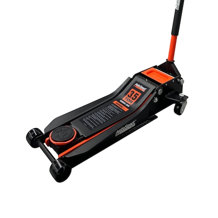 Autosport 3.5 Ton Floor Jack 24-5/8 in Max. Lifting H., 3-3/8 in Min. Lifting H ASM56135