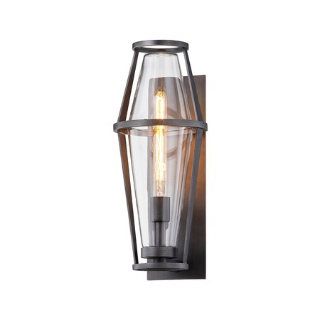 Troy Lighting Prospect 1 Light Wall Sconce 7.5 In. Graphite B7612-GRA