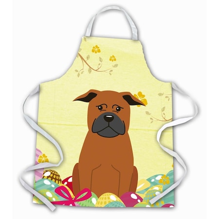 Carolines Treasures Easter Eggs Chinese Chongqing Dog Apron BB6111APRON