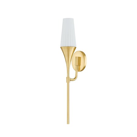 Mitzi Luisa 1 Light Wall Sconce 4.75 In. Aged Brass H928101-AGB