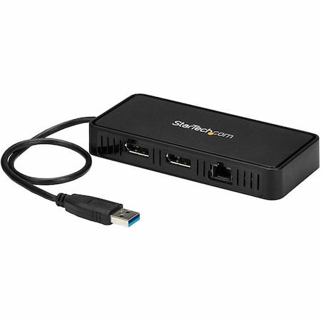 Startech.Com USB 3.0 Mini Dock - Dual 4K 60Hz DP/GbE USBA2DPGB