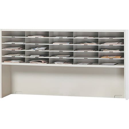 Safco Mailflow-To-Go 60"x33.25" 1-Tier Sorter SR6033RPG