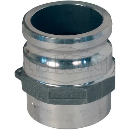 Dixon Cam and Groove Adapter, 6 in, Butt Weld x SCH 40 Pipe, Aluminum, Domestic 600AWBPSTAL