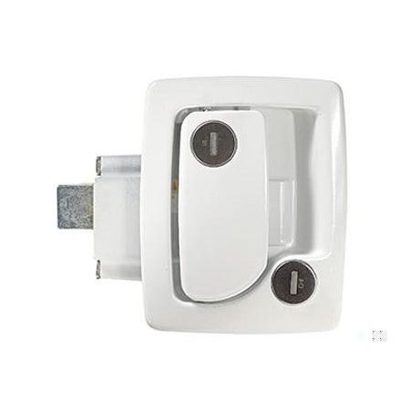 Rv Designer TRAVEL TRAILER LOCK-WHITE (TRIMARK 60-251 WHT) T502