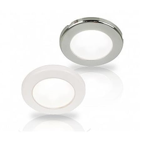 Hella Marine 3 in. Euro LED 75 Round 12 V White Screw Mount 958110011