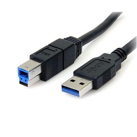 Ezgeneration 6 ft.USB 3.0 A to B M/M Black EZ635807