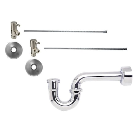 Mountain Plumbing Lavatory Kit - Lever Handle 1/4 Turn Valve (MT5003L) 1-1/4" in Pewter MT7100-NL/PEW