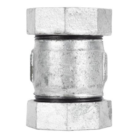 Stz Industries 1 in. Compression X 1 in. D Compression Galvanized Malleable Iron 3 in. L Coupling 311CCL-1