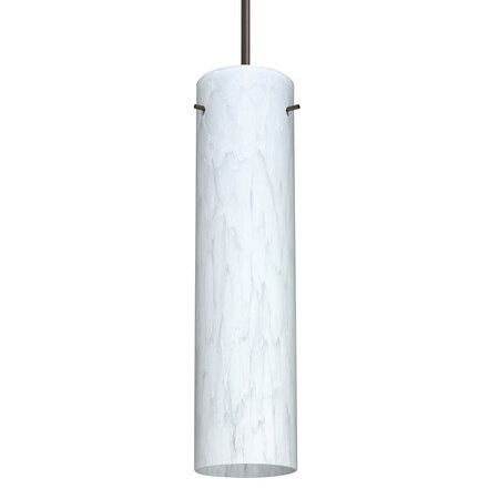 Besa Lighting Stilo 16 Cord Pendant, Carrera, Bronze Finish, 1x9W LED 1JT-722419-LED-BR