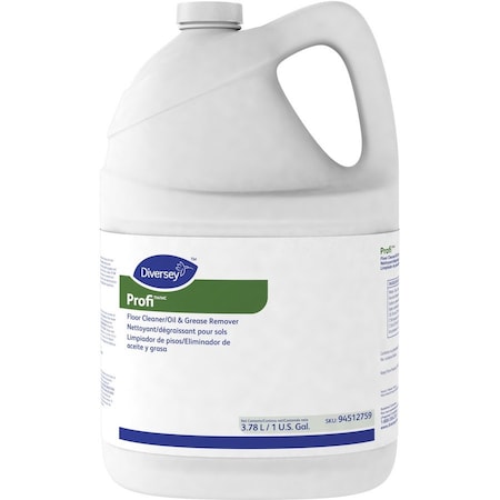 Diversey Floor Cleaner, 1 gal., Surfactant, White 94512759