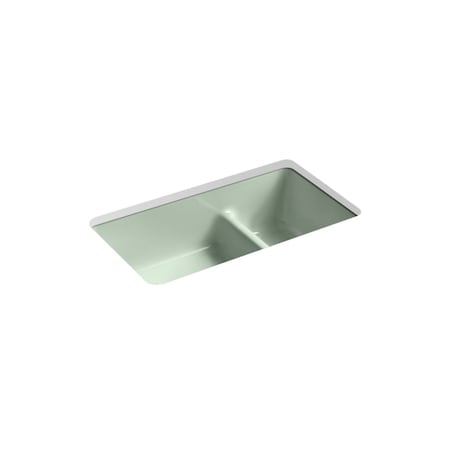 Kohler Iron/Tones Smart Divide 33" top-/undermount double-bowl kitchen sink 6625-42