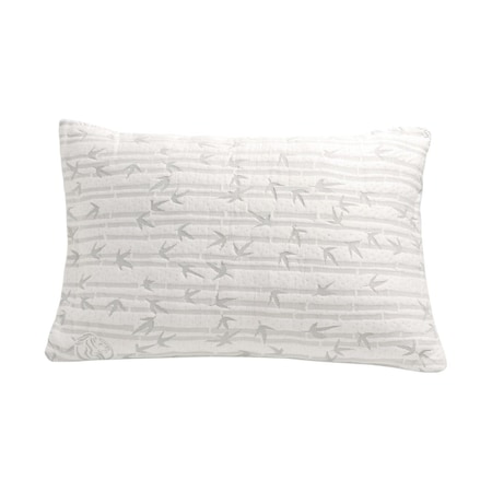 Homeroots Rayon With Bamboo Memory Foam Firm Queen Size Bed Pillow 526441