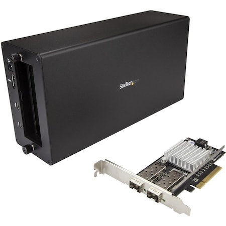 Startech.Com THIS THUNDERBOLT 3 NETWORK ADAPTER CONNECTS YOUR THUNDERBOLT 3 DEVICE TO A 10GBE BNDTB210GSFP