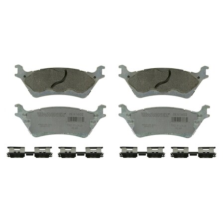 Wagner Brake OEX Rear Disc Brake Pad Set Premium Ceramic, OEX1602