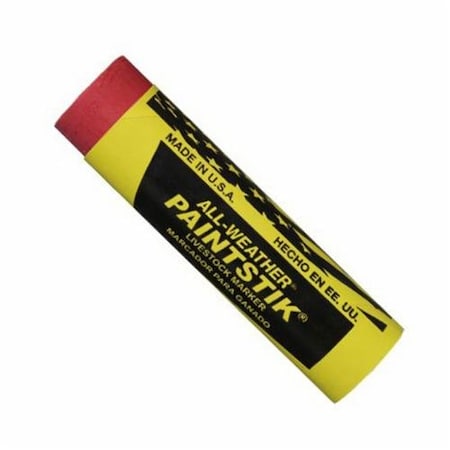 All-Weather PAINTSTIK LIVESTOCK CRAYON, 1 IN, RED 061022