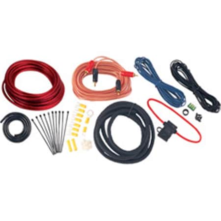 Boss Complete 10-Gauge Amplifier Installation Kit KIT-ZERO